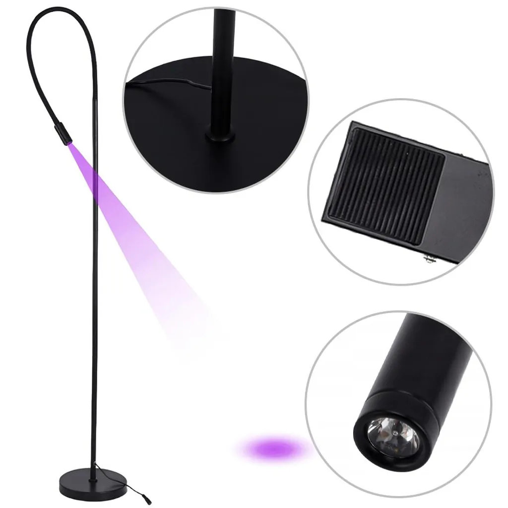 Lampe UV LED cils bras flexible 360° sans ombre pour pose d'extensions