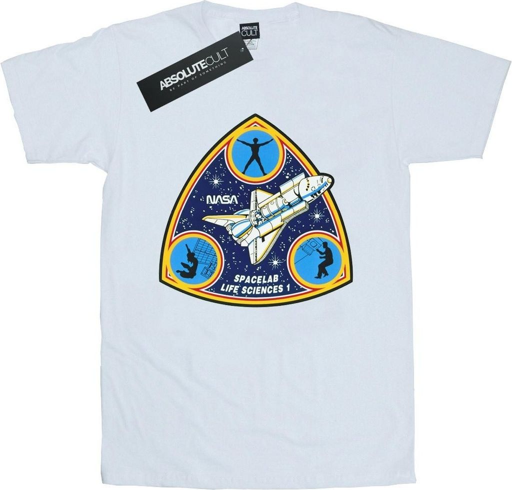 NASA - "Spacelab Life Science" T-Shirt für Herren BI52266 (XXL) (Weiß)