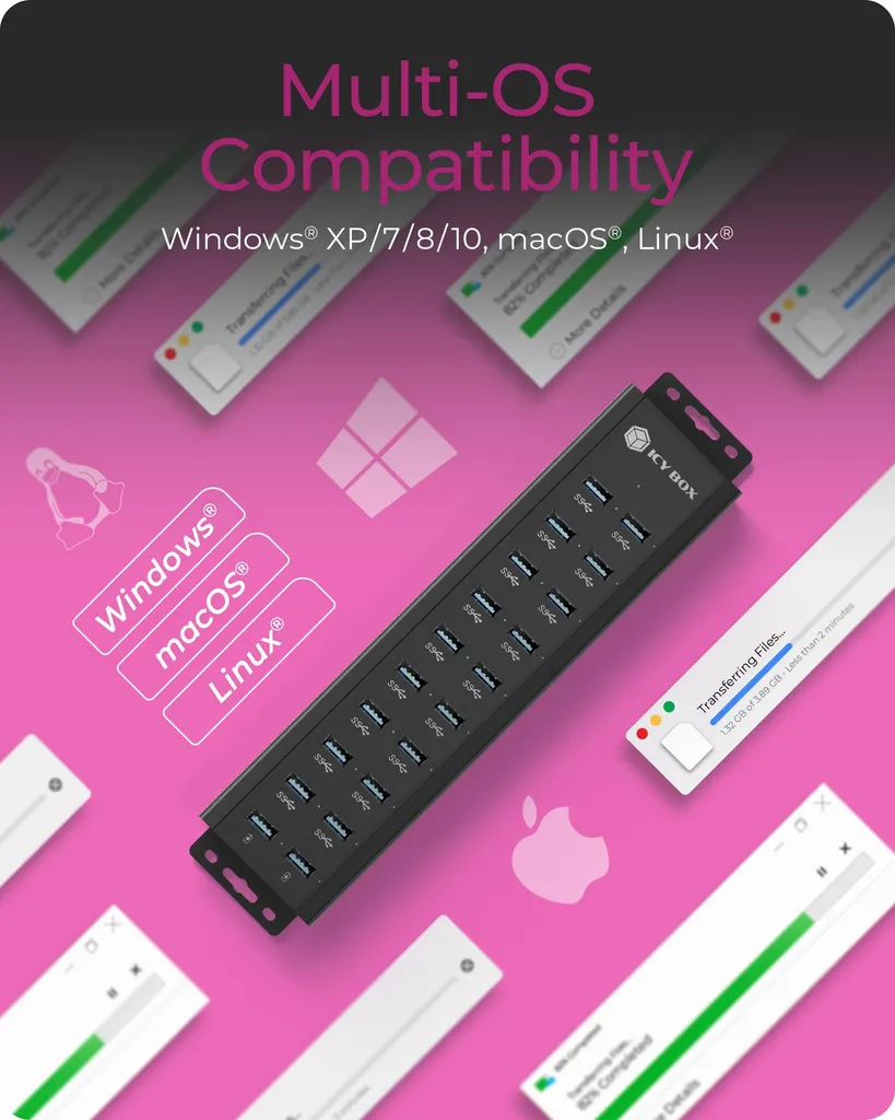 Hub USB pour studio de streaming et duplication de clés de stockage - 6