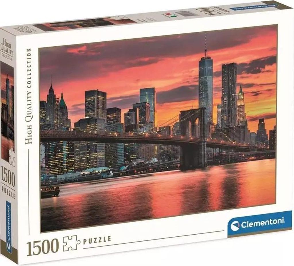 Clementoni - Collezione 31693 - East River al tramonto, Immagine del prodotto 
