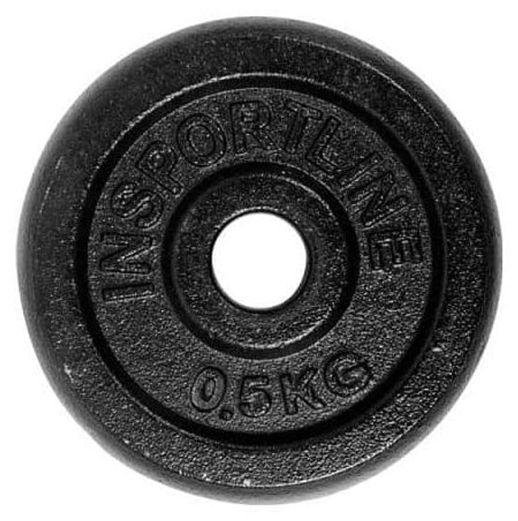 Insportline Gusseisenscheibe Castblack 0,5 kg 30 mm Produktbild 
