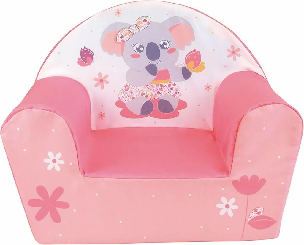 Fauteuil enfant Fun House Cally Mimi Koala Rose en Mousse 42x52x33 cm