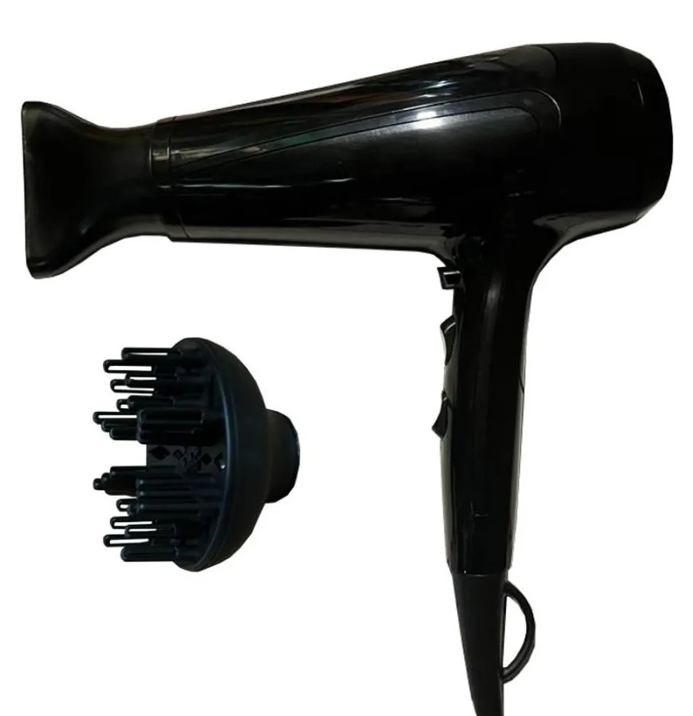 Sèche-cheveux professionnel 2200W avec diffuseur haute performance