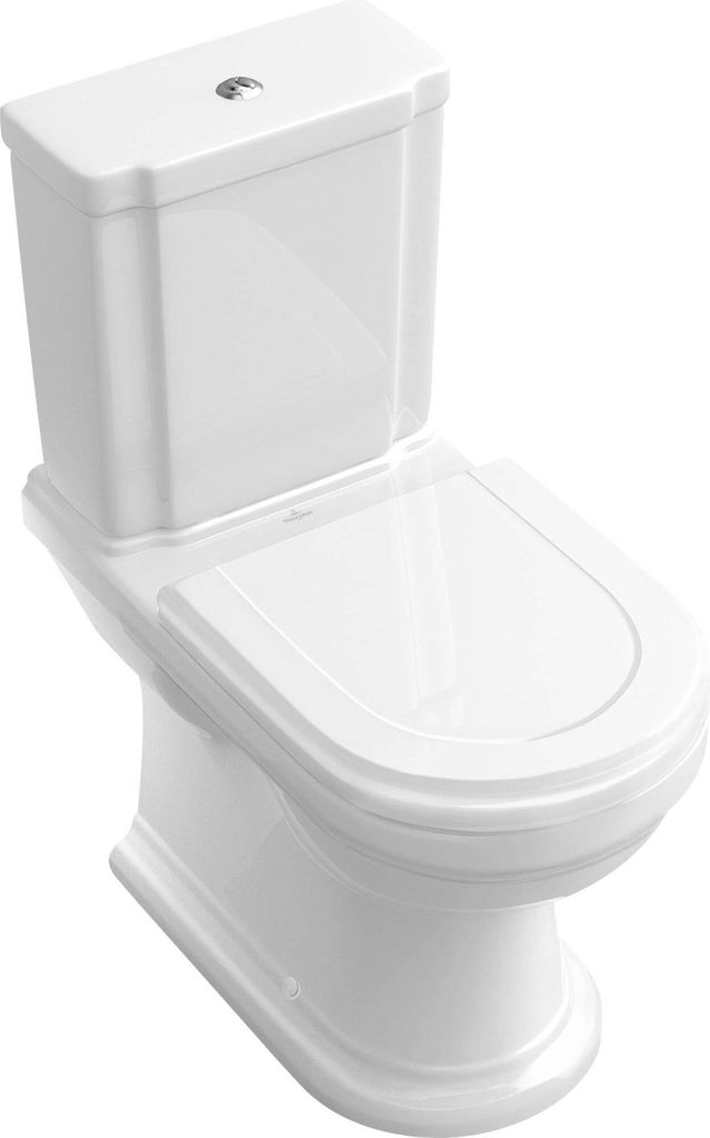 Villeroy & Boch Hommage closetzitting softclose/quickrelease chroom scharn Wit