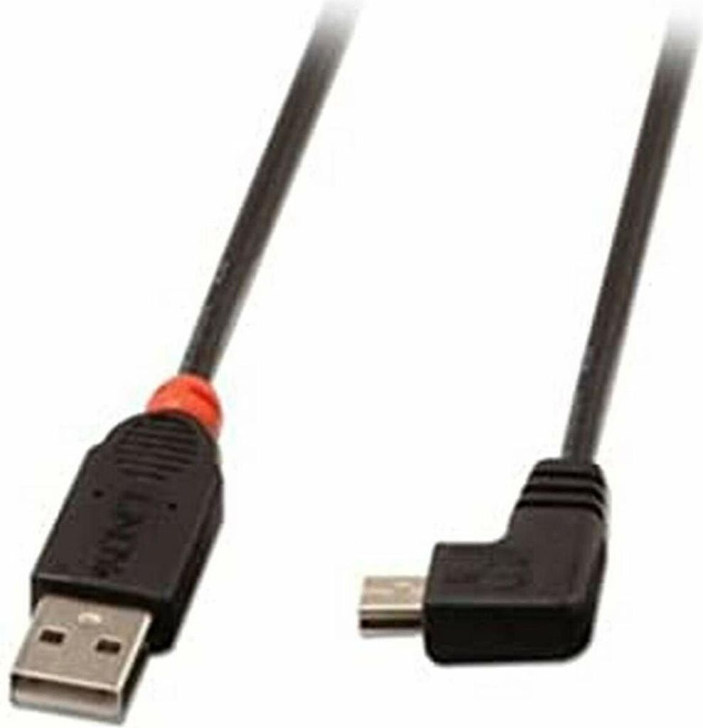 Lindy USB 2.0, 2m, 2.0, USB A, Mini-USB B, 480 Mbit/Sek, 2 m
