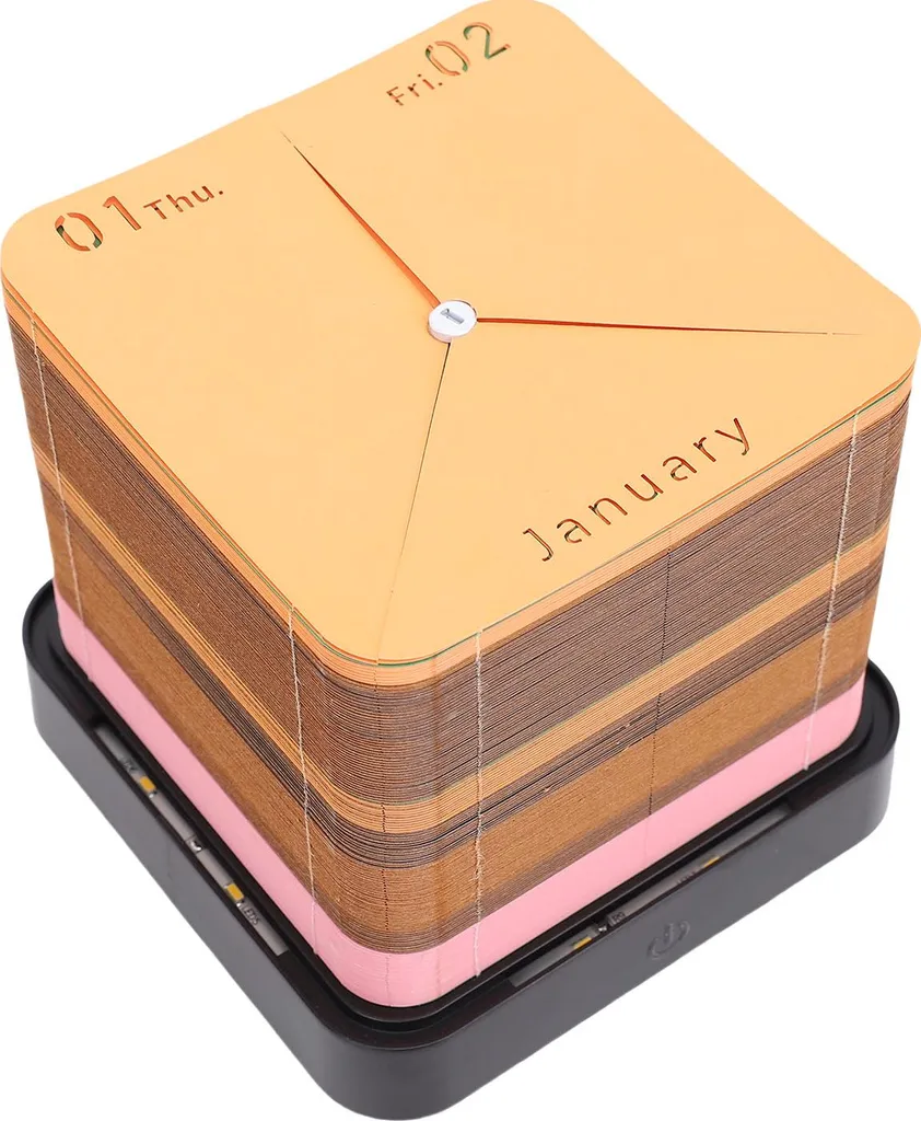 Calendrier 3D Capybara pour Bureau Bloc-notes Veilleuse Cadeau Original