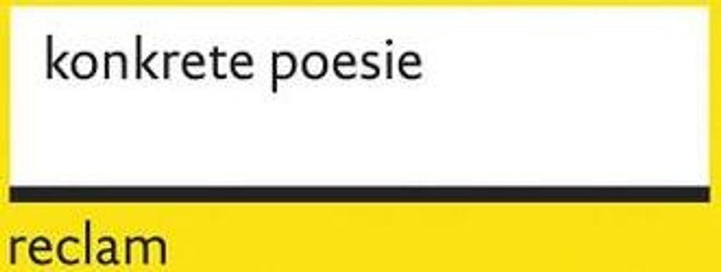 konkrete poesie