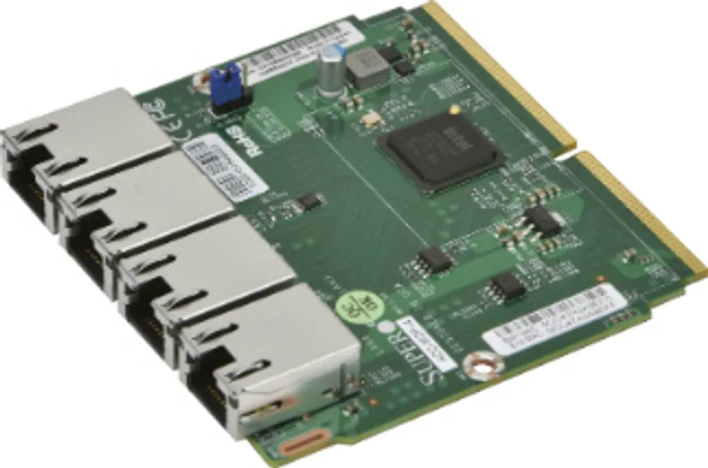 Contrôleur Ethernet Intel i350 Supermicro AOC-MGP-i4M RJ45 GbE