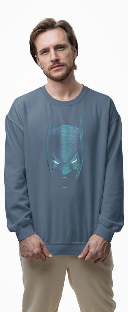 D&B Design Uni Pullover SWMO00090 Batman IndigoBlau-Größe XL
