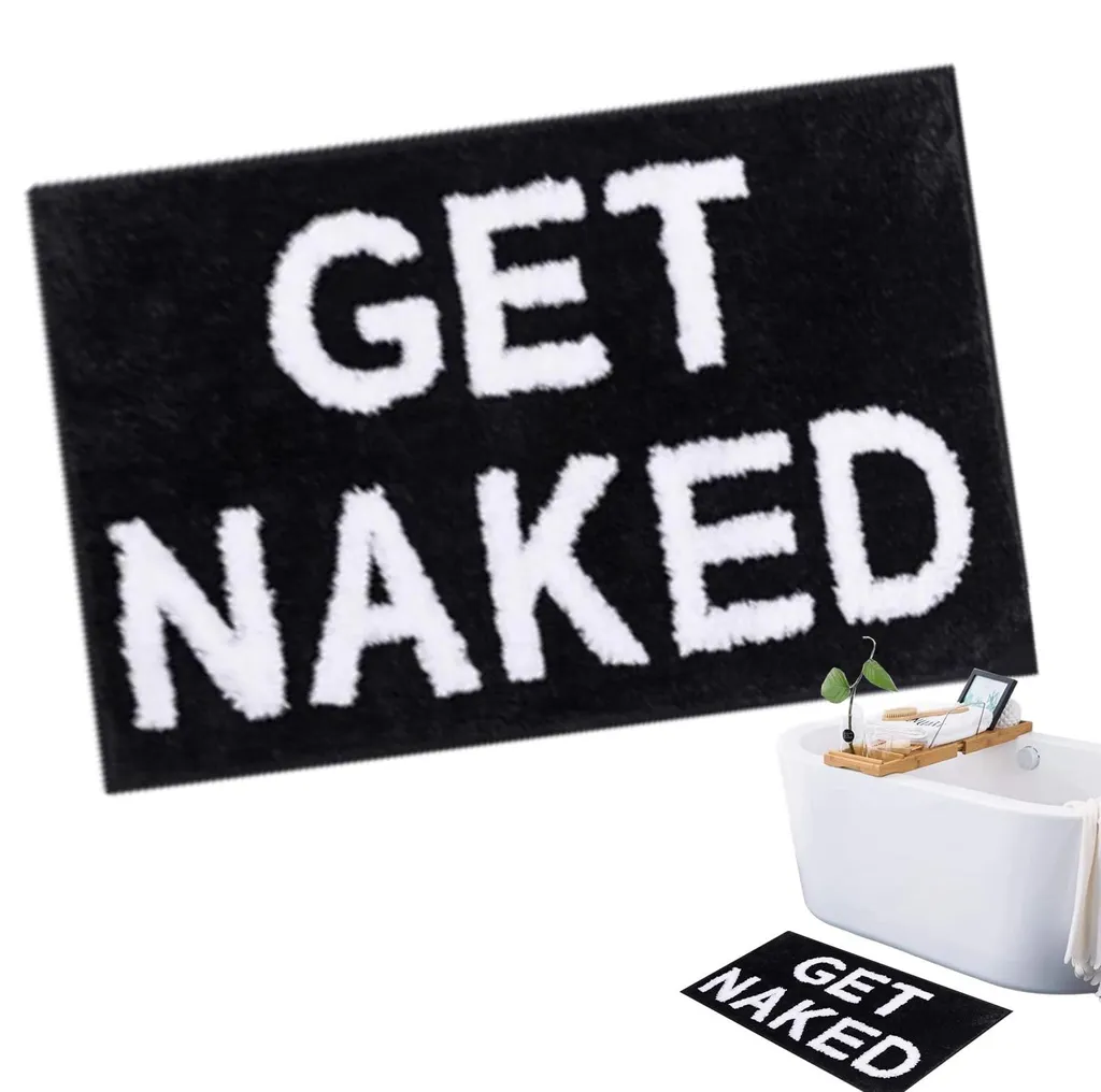 Tapis de douche antidérapant noir 40 x 60 cm format rectangulaire