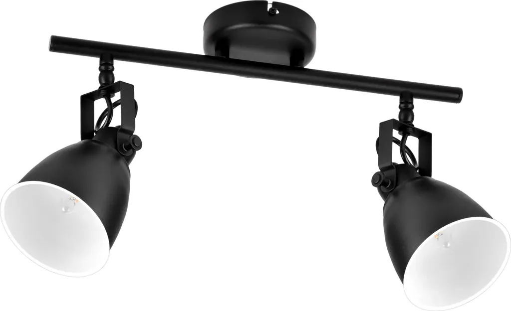 Plafonnier Suspendu Taurus en Métal Noir - Éclairage Robuste et Design