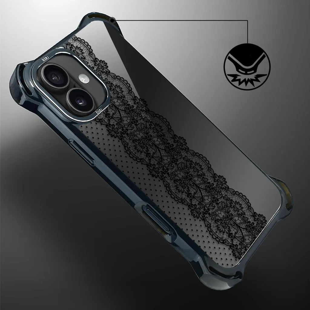 Coque MagSafe iPhone 16 Plus ultra résistante Ornamental Lace - 6