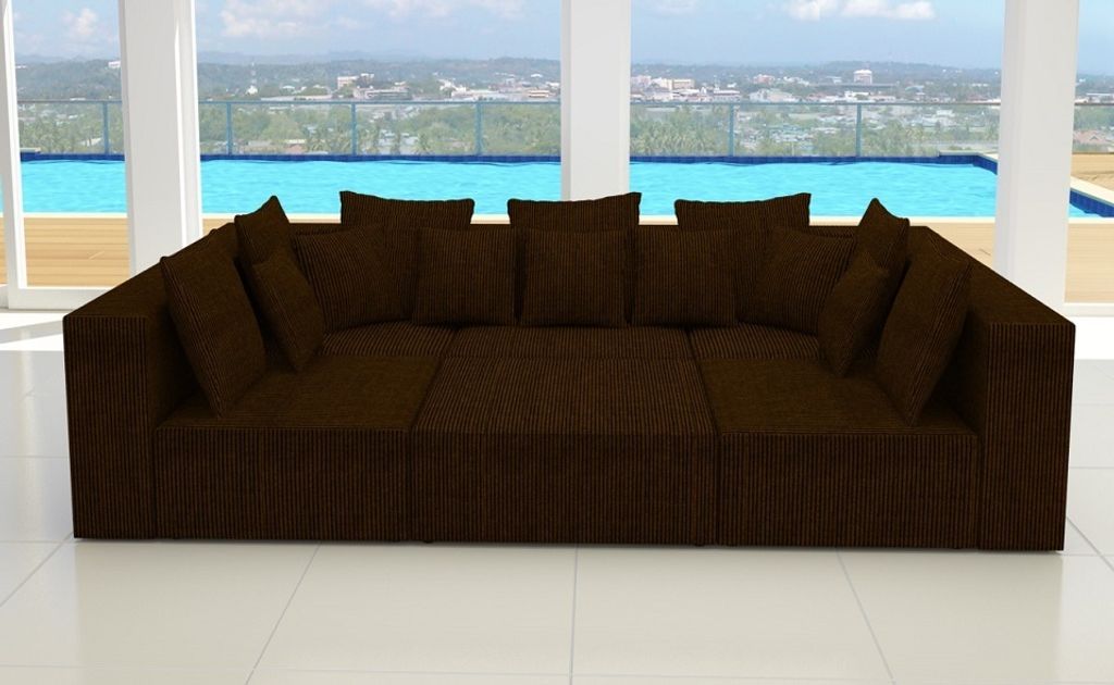 Exklusive Designer-Wohnlandschaft HOLLYWOOD IN CORD