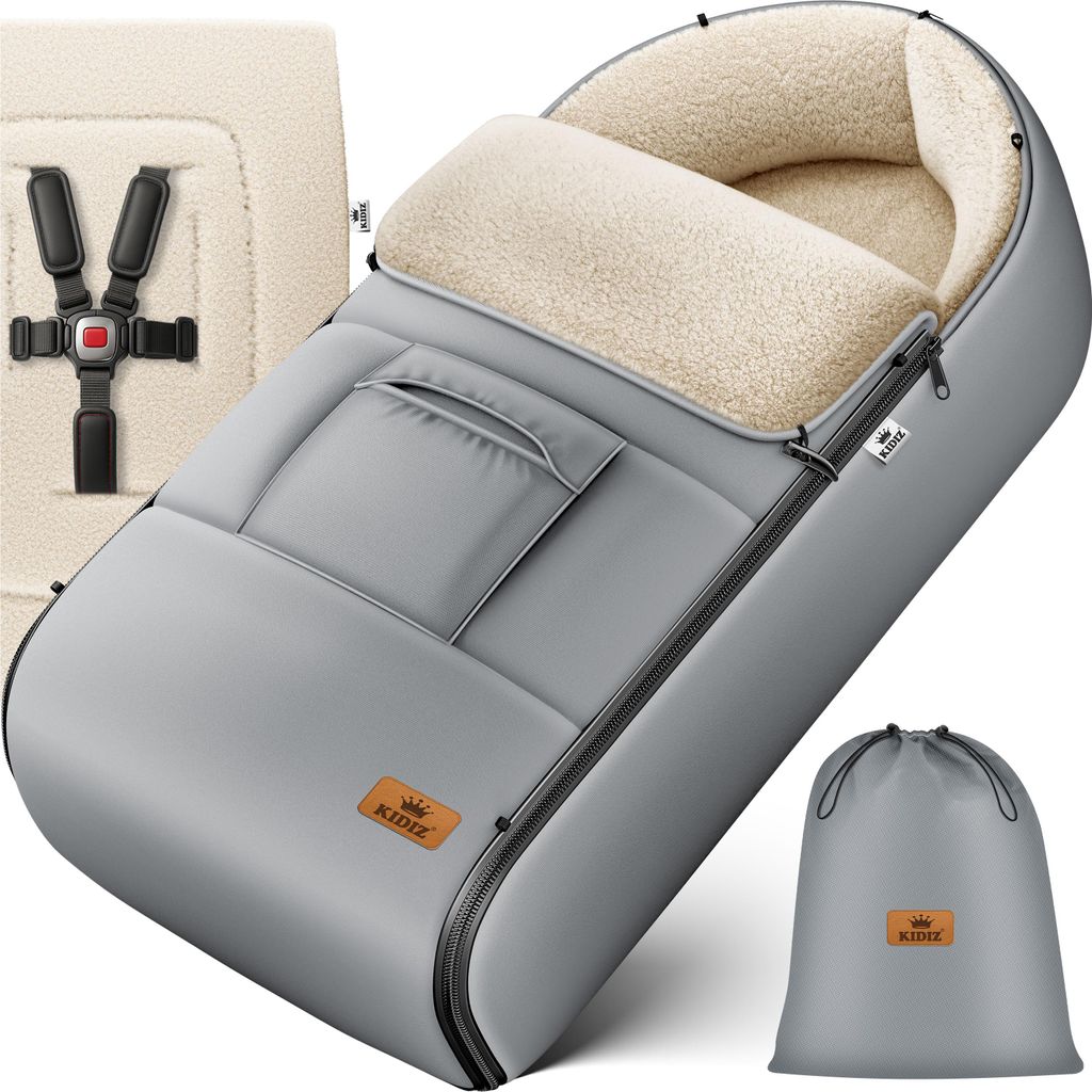 KIDIZ® Babyfußsack Baby Fußsack Winterfußsack Babyschale Produktbild 