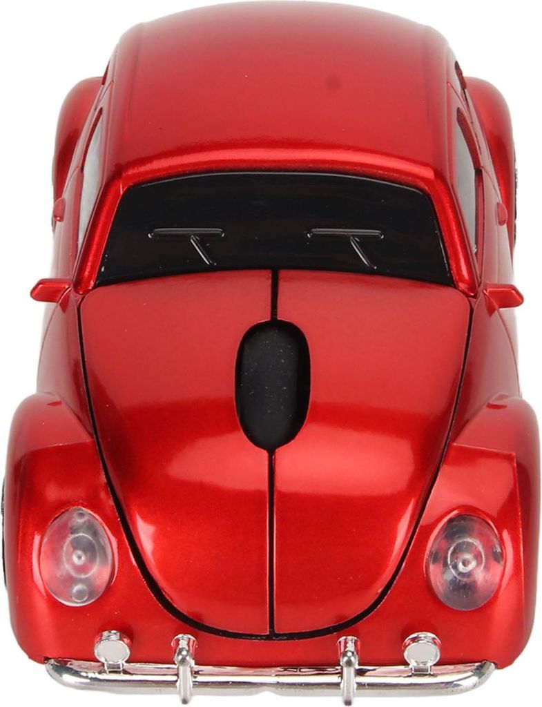 Bezdrátová myš červená Sportovní automobilový styl 2,4GHz Obrázek produktu 