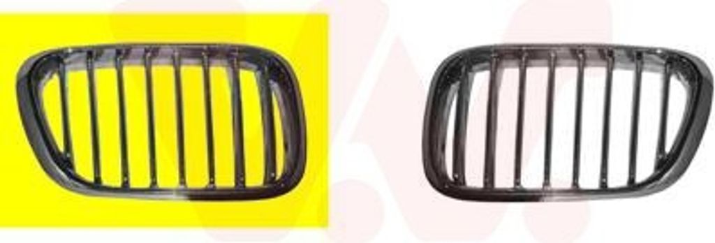 VAN WEZEL 0685512 Kühlergrill Frontgrill für BMW X5 (E53) Rechts Titan