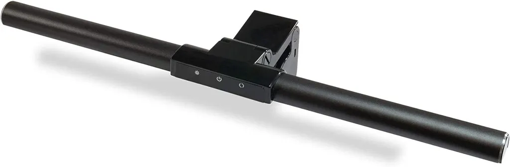 Lampe de bureau USB à pince noire FeinTech - Éclairage LED d'écran