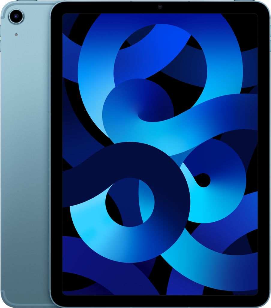 Apple iPad Air 5 (2022) 64GB Blau Wi-Fi + Cellular Produktbild 