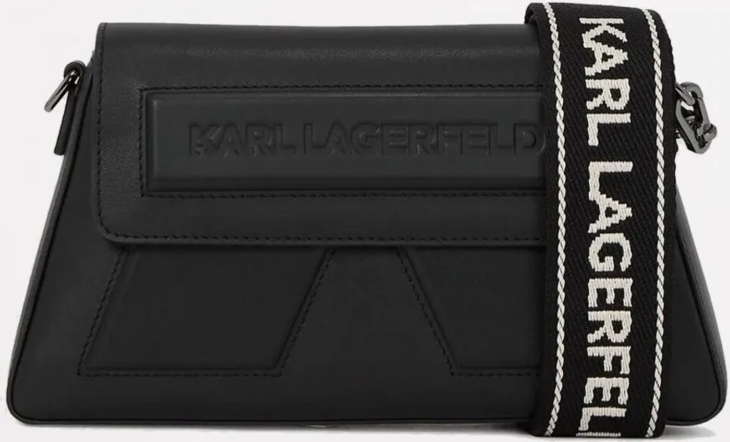 Sacoche Ikon K Karl Lagerfeld Noire en Textile Soft Webbing de Qualité