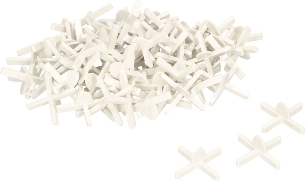 Fliesenkreuze 1500 Stück - 5mm Stärke, Weiß, Für Gleichmäßige Fugen