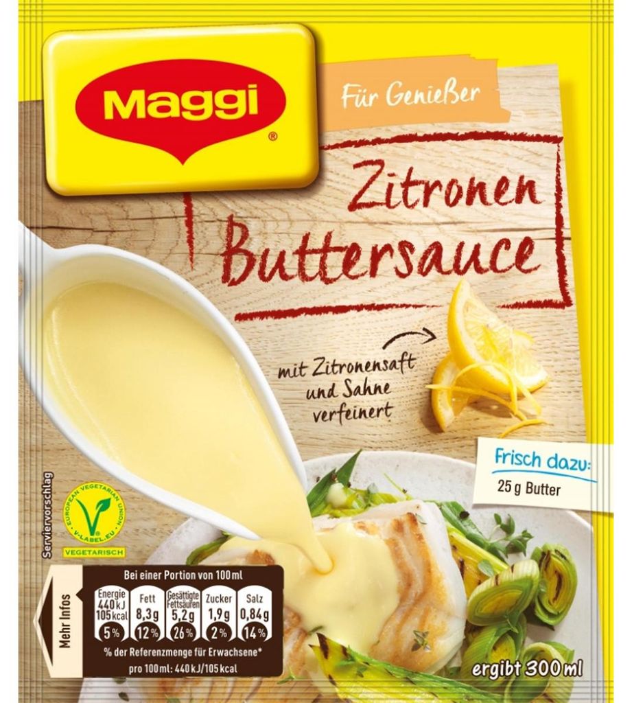 Maggi Pour les gourmets Sauce au beurre au citron pour Image du produit 