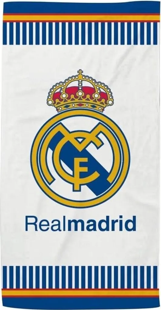 Drap de plage Real Madrid en microfibre 70x140 cm pour sport et bain