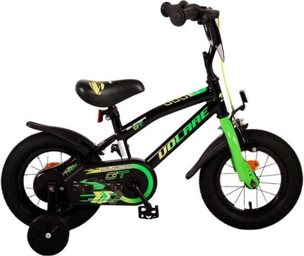 Volare Super GT Kinderfahrrad - Jungen - 12 Zoll - Grün Produktbild 