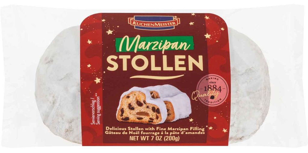 KuchenMeister Stollen Marzipan 200g Produktbild 