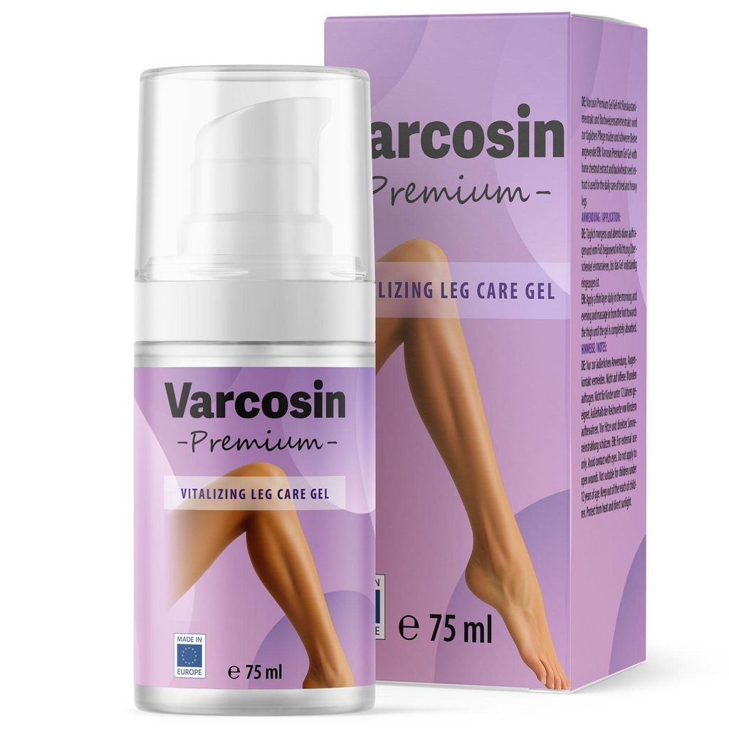 Varcosin Premium Gel| Gel zur täglichen Verwendung | Für Männer und Frauen | 75ml Inhalt
