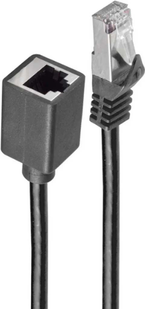 Rallonge RJ45 Cat 6A noir shiverpeaks BASIC-S : finissez-en avec le lag