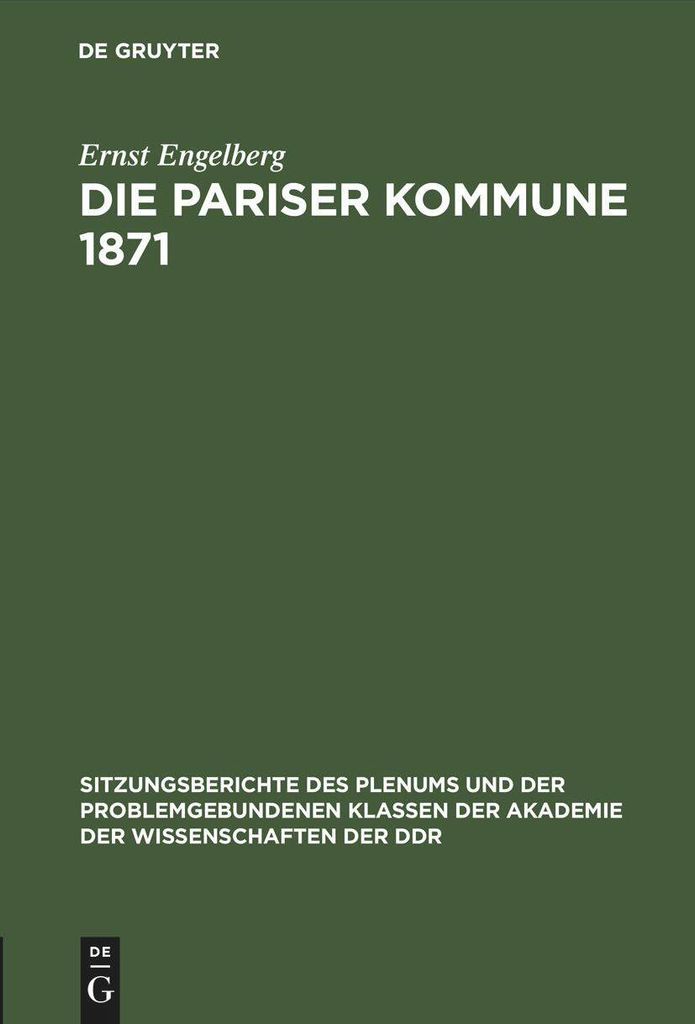 Die Pariser Kommune 1871
