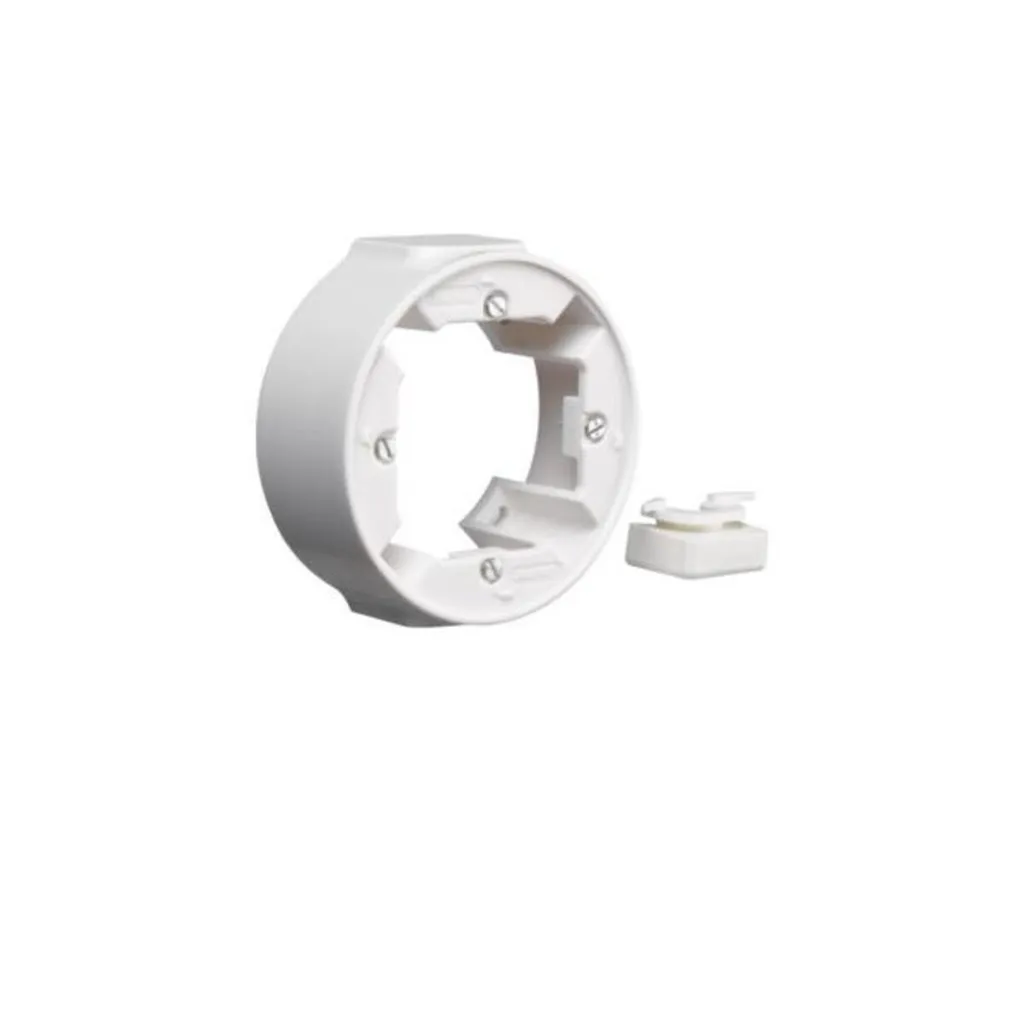 Cadre AP 1x blanc polaire 100109 - Boîtier plat pour montage saillie