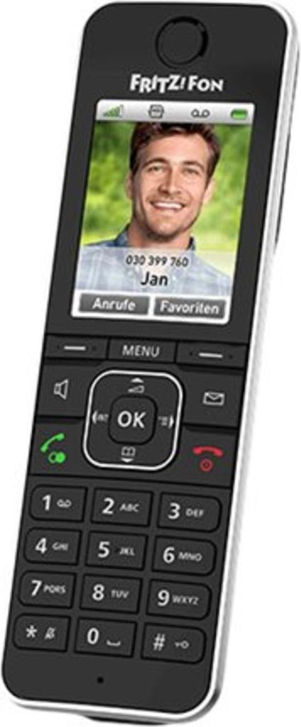 AVM FRITZ!Fon C6 Zusatz-Mobilteil schwarz Produktbild 