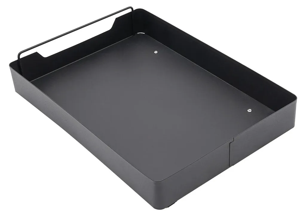 Organisateur de placard coulissant en fer noir - Panier de rangement