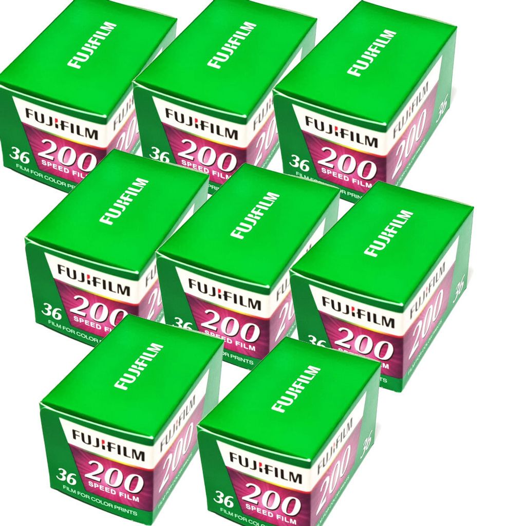 8 x Fujifilm 200 EC EU 36EX Speed Film