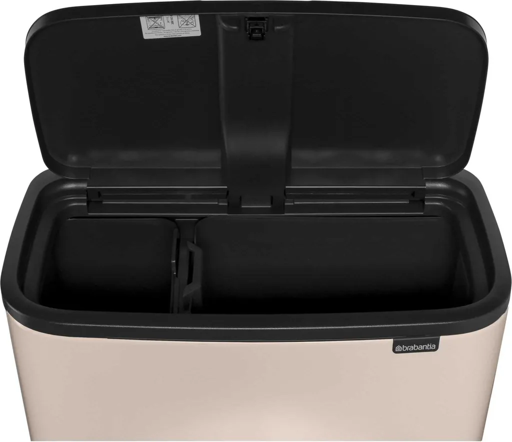 Poubelle Tri Sélectif Design 3 Compartiments Brabantia Bo Touch 33L