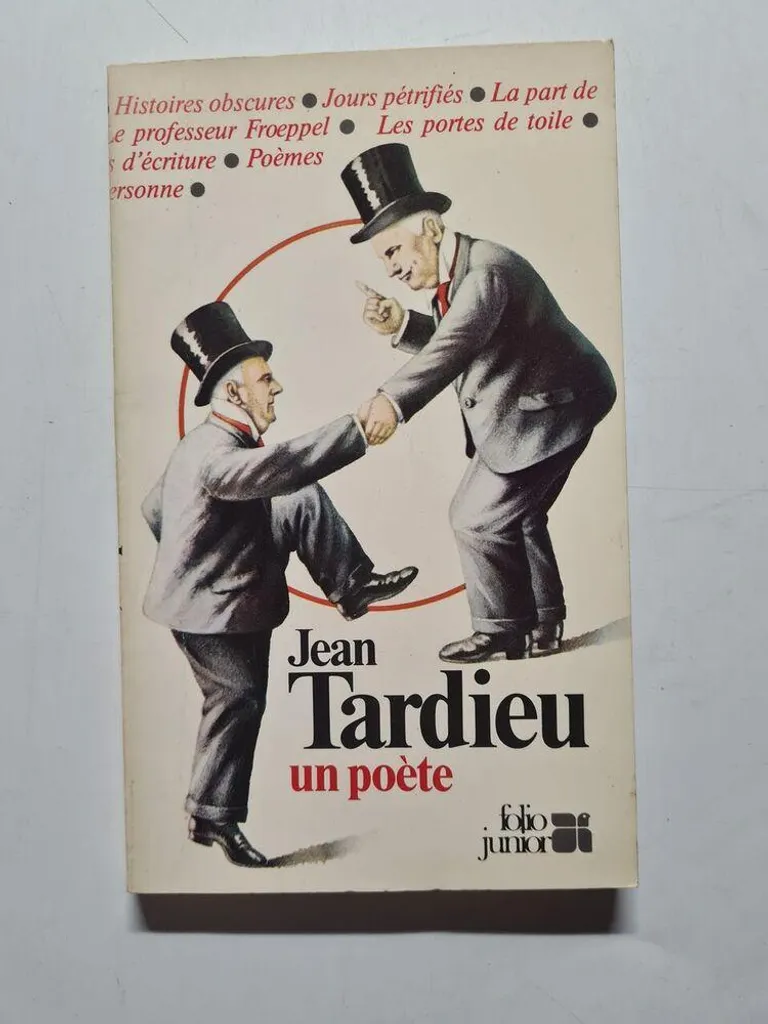 Livre de poésie Jean Tardieu un poète : recueil littéraire format poche