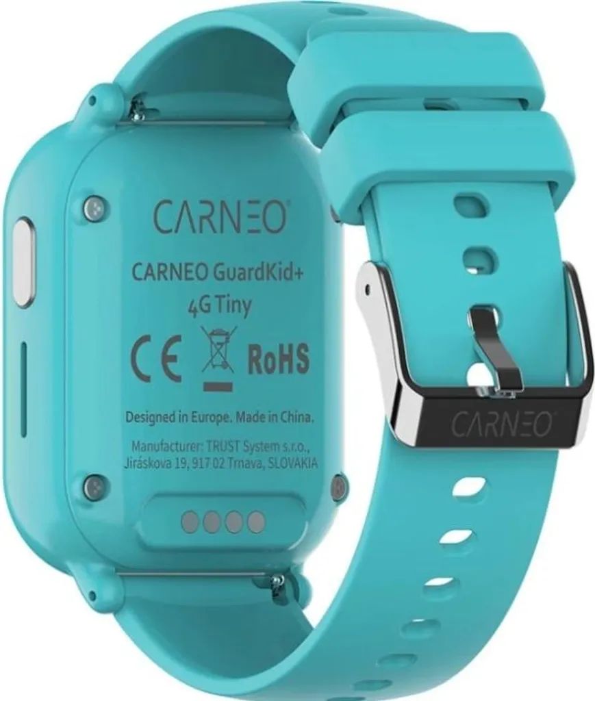 Montre GPS enfant CARNEO GuardKid+ 4G TINY avec appel vidéo bleu