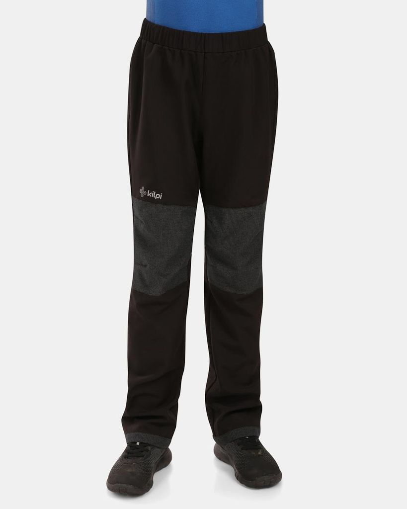Kinder-Softshell-Outdoorhose Kilpi RIZO-J, SCHWARZ, Größe 122