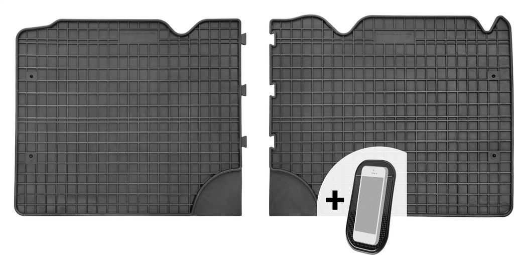 Gummimatten Auto Fußmatten Automatten Passgenau 2-teilig Set - passend für Renault Espace IV 2002-2015
