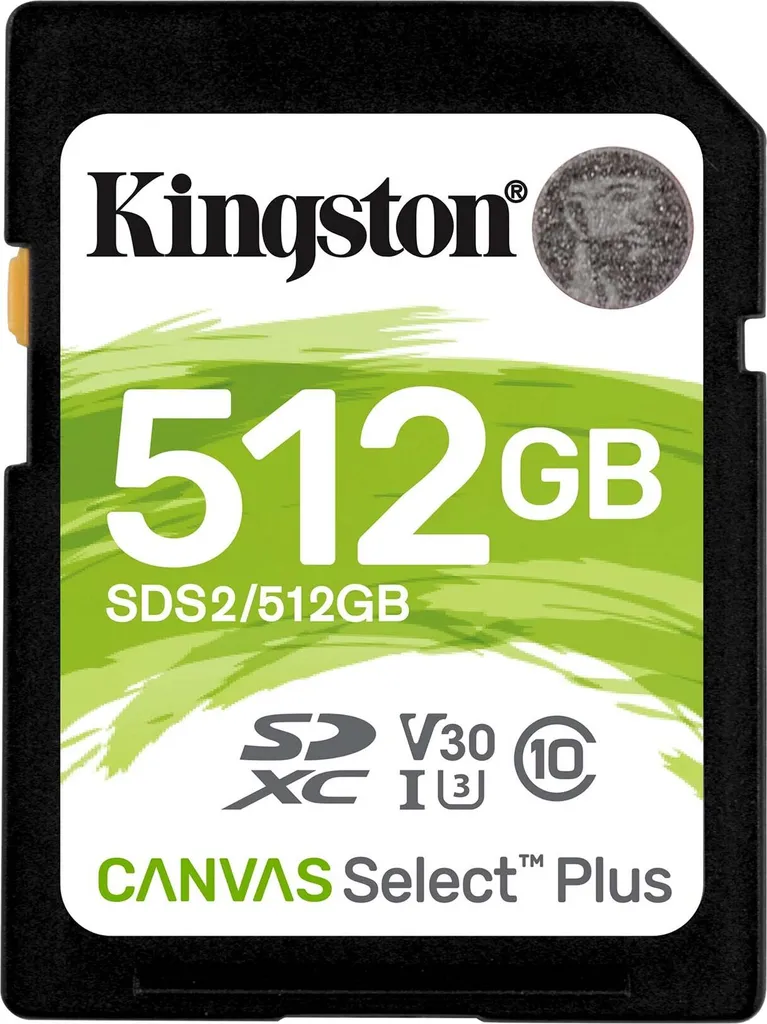 Kingston 512GB SD SDXC Canvas Select Plus: La Migliore per Viaggi