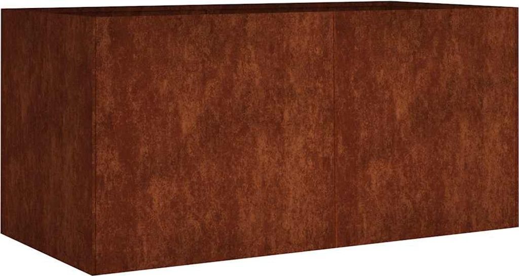 vidaXL květináč 80x40x40 cm Corten Steel Obrázek produktu 