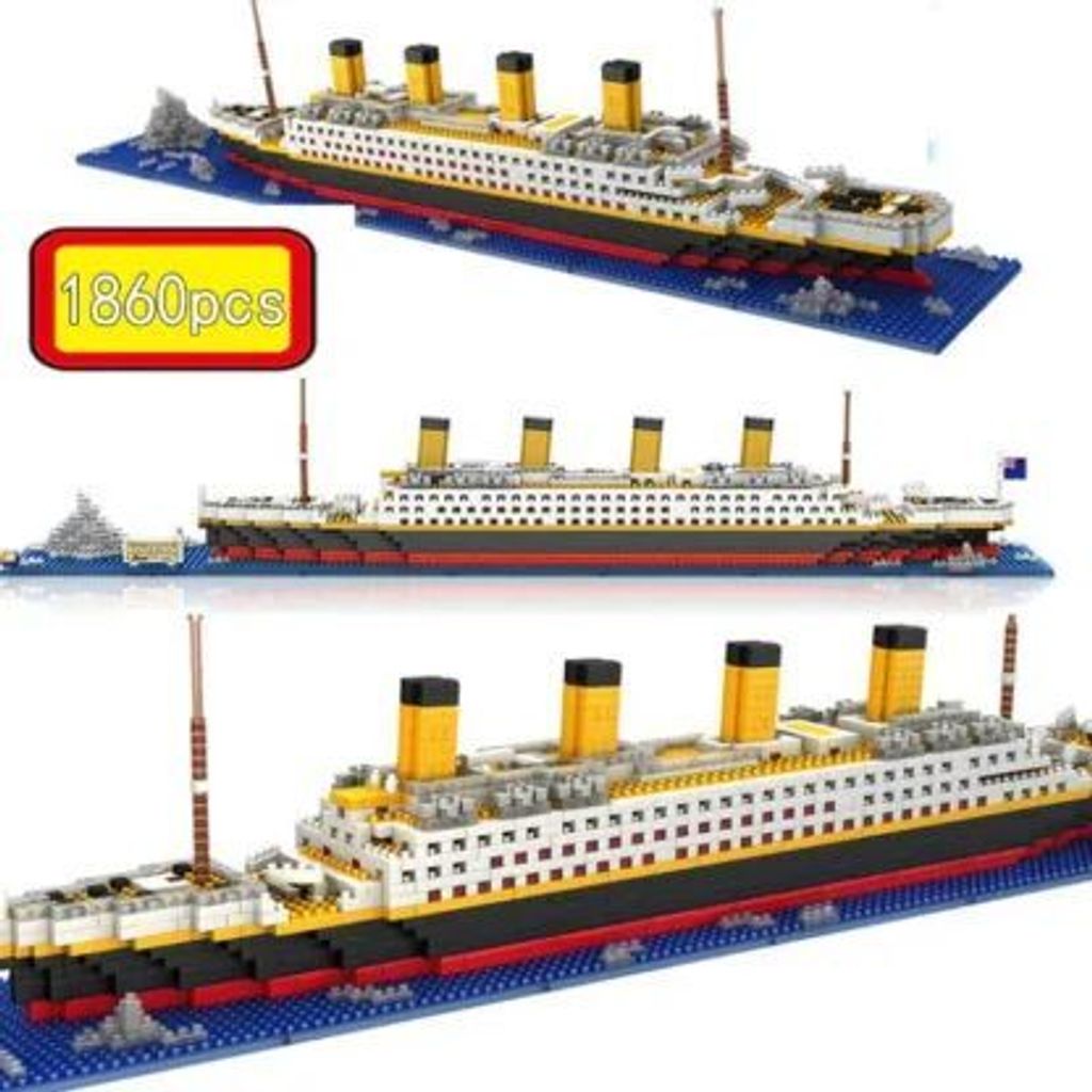 Bausatz für den Zusammenbau der Titanic, Bausteine Produktbild 5