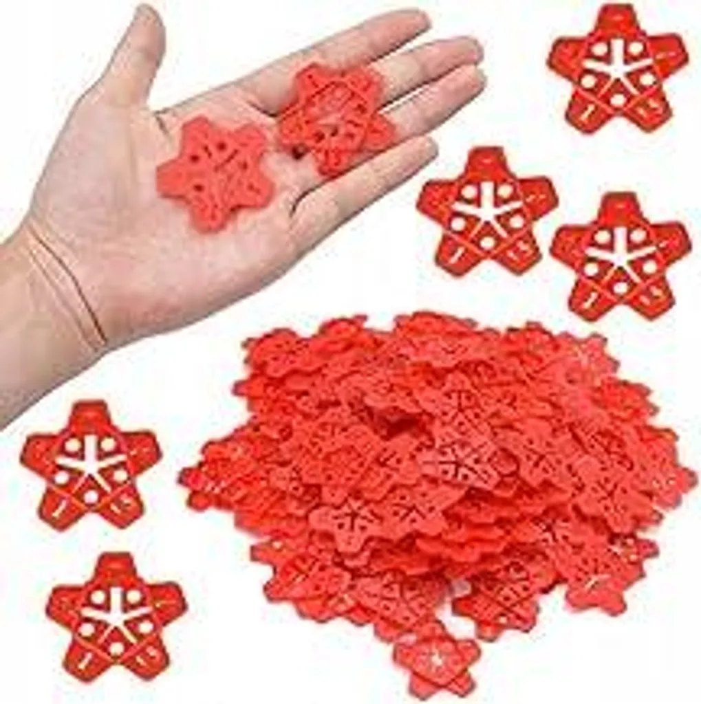 Distanziatori 5 in 1 a Stella 100 pz - Fughe piastrelle 1mm a 3mm - 1