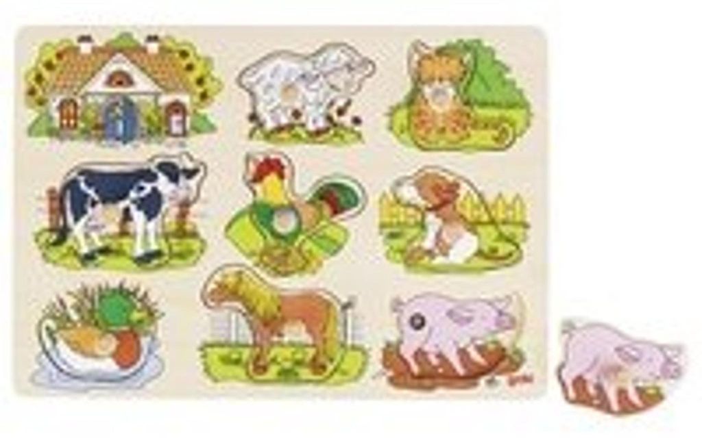 Goki 57895, 8 Stück(e), Bauernhof, 1 Jahr(e) Produktbild 