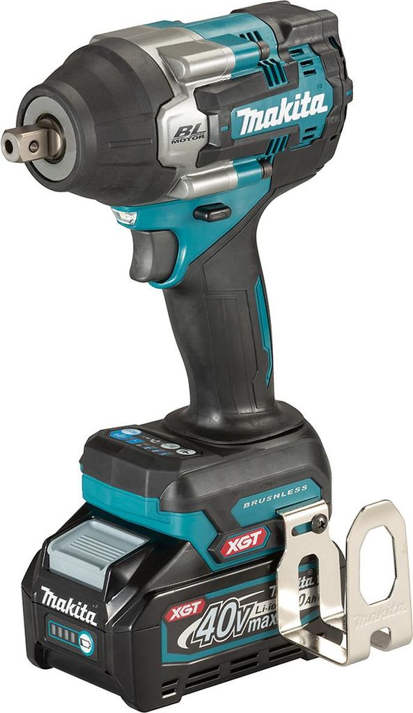 Makita Akku-Schlagschrauber TW008GM201, 40 V, 1/2, incl. 2x Akku 4 Ah, Schnellladegerät, MAKPAC