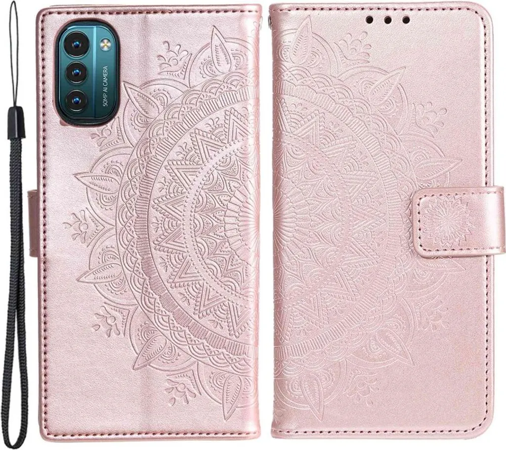 Cover Mandala Nokia G11/G21 - Elegante Custodia Libro Donna e Uomo