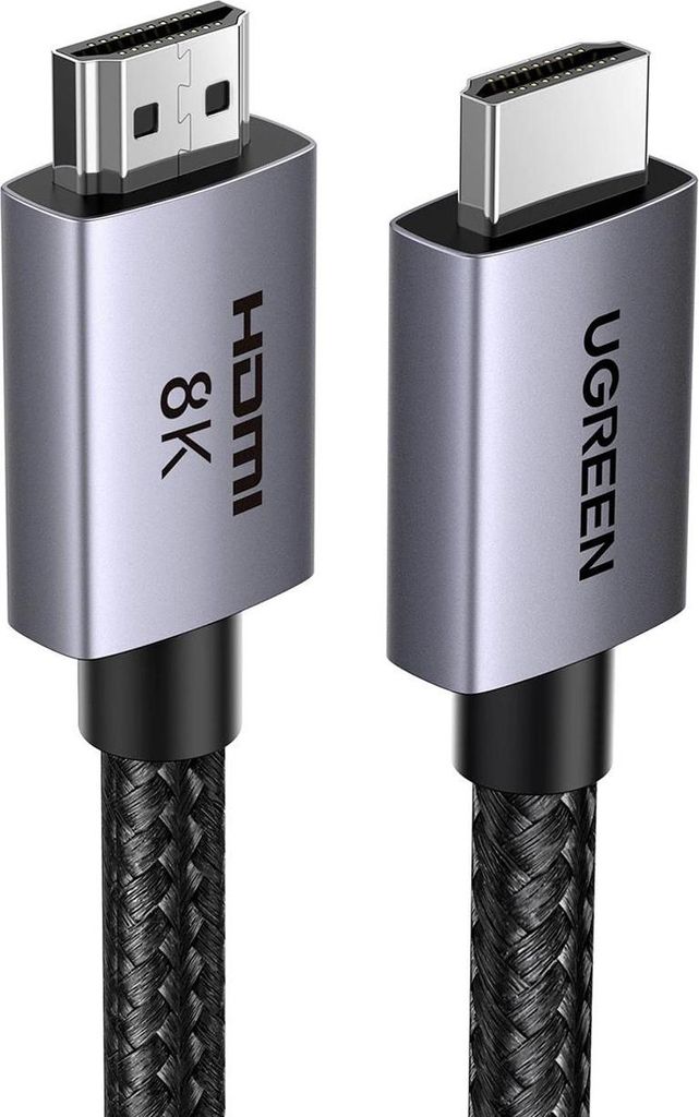 Ugreen HDMI-Kabel 8K Ultra HD 2.1 , 3m Grau fr High-Performance Verbindungen