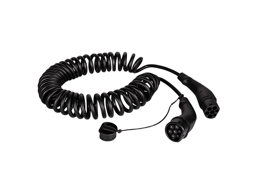 HARTING E-Auto-Ladekabel EVC0113, Typ 2, 3-phasig, spiral, 20 A, 11 kW, 5m