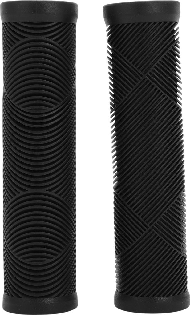 Ergonomische Rutschfeste Fahrradgriffe Schwarz 1 Paar 135mm/5.31" TPE für 22.2mm Lenker Zweiseitiges Design Mountain- und Rennräder